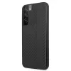 AMG AMHCS22MBLSCA Kietas dėklas Samsung Galaxy S22+ Carbon Stripe & Embossed juodas