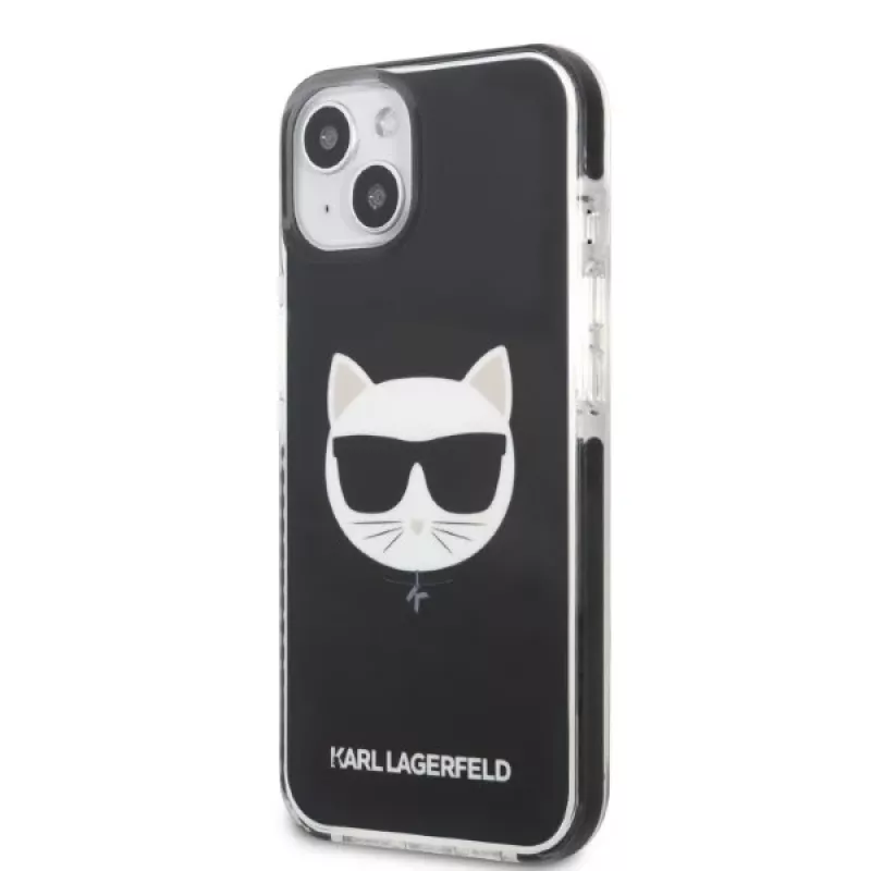 Karl Lagerfeld KLHCP13STPECK iPhone 13 mini 5.4 Hardcase Black Choupette Head