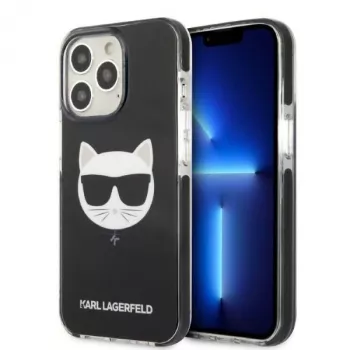 Karl Lagerfeld KLHCP13LTPECK iPhone 13 Pro / 13 6.1 Hardcase Black Choupette Head