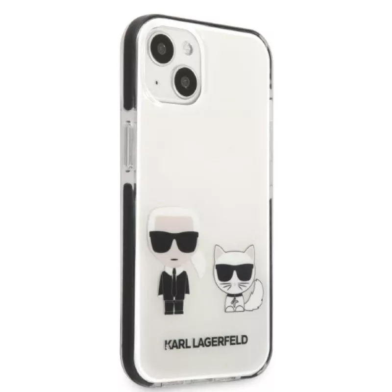 KARL LAGERFELD iPhone 13 mini Hardcase White Karl & Choupette