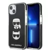 Karl Lagerfeld KLHCP13MTPE2TK Kietas Dėklas iPhone 13/14/15 6,1 inch Juodas Karl & Choupette Galva
