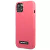 Karl Lagerfeld KLHCP13MSLMP1PI Silikoninis dėklas su plokštele, skirtas iPhone 13/14/15 6,1 inch fuksija