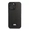 Karl Lagerfeld KLHCP13LSFMP2K iPhone 13 Pro / 13 6.1 Hardcase Black Saffiano Plaque