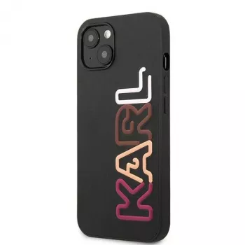 Karl Lagerfeld KLHCP13SPCOBK Ikonik Saffiano Multipink Hard Case, skirta Apple iPhone 13 Mini 5,4 inch juoda