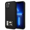 Karl Lagerfeld KLHCP13S3DKPK Ikonik Patch Hard Case, skirtas iPhone 13 mini, juoda