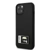 Karl Lagerfeld KLHCP13S3DKPK Ikonik Patch Hard Case, skirtas iPhone 13 mini, juoda
