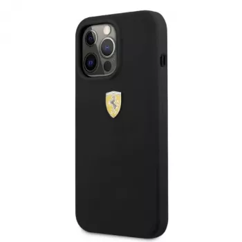 Ferrari FESSIHMP13LBK iPhone 13 Pro / 13 Silicone Hardcase MagSafe Black