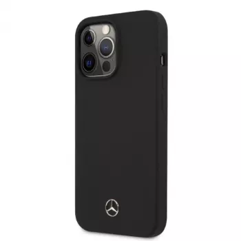 Mercedes-Benz MEHMP13LSILBK iPhone 13 Pro/13 6,1 inch Black Silicone Hard Case with MagSafe