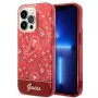 Guess GUHCP14LHGBNHR Hardcase Bandana Paisley, skirtas Apple iPhone 14 Pro 6,1 colio, raudona