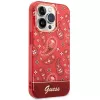 Guess GUHCP14LHGBNHR Hardcase Bandana Paisley, skirtas Apple iPhone 14 Pro 6,1 colio, raudona