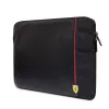 Ferrari Sleeve FECS14AXBK 14 inch Carbon & Smooth nešiojamojo kompiuterio dėklas, juodas