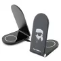 Karl Lagerfeld Foldable 2-in-1 Wireless Charger 15W Black Ikonik MagSafe