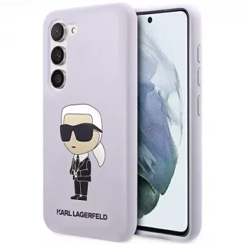 Karl Lagerfeld Ikonik Silicone Case, Samsung Galaxy S23+ (SM-S916), violetinė