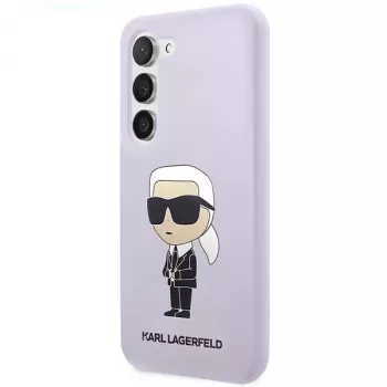 Karl Lagerfeld Ikonik Silicone Case, Samsung Galaxy S23+ (SM-S916), violetinė