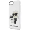 Karl Lagerfeld KLHCI8HNKCTGT iPhone 7/8/SE 2020 / SE 2022 Transparent Hardcase Glitter Karl & Choupette