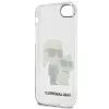 Karl Lagerfeld KLHCI8HNKCTGT iPhone 7/8/SE 2020 / SE 2022 Transparent Hardcase Glitter Karl & Choupette