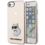 Karl Lagerfeld KLHCI8HNCHTCP Ikonik Choupette kietasis dėklas, skirtas iPhone 7/8/SE 2020/SE 2022, rožinis