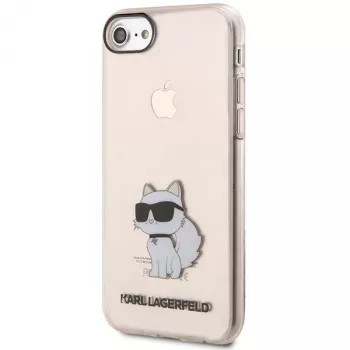 Karl Lagerfeld KLHCI8HNCHTCP Ikonik Choupette kietasis dėklas, skirtas iPhone 7/8/SE 2020/SE 2022, rožinis