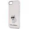 Karl Lagerfeld KLHCI8HNCHTCP Ikonik Choupette kietasis dėklas, skirtas iPhone 7/8/SE 2020/SE 2022, rožinis