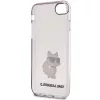 Karl Lagerfeld KLHCI8HNCHTCP Ikonik Choupette kietasis dėklas, skirtas iPhone 7/8/SE 2020/SE 2022, rožinis