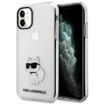 Karl Lagerfeld Ikonik Choupette Hard Case, skirta Apple iPhone 11 / XR 6,1 inch permatoma