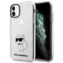 Karl Lagerfeld Ikonik Choupette Hard Case, skirta Apple iPhone 11 / XR 6,1 inch permatoma