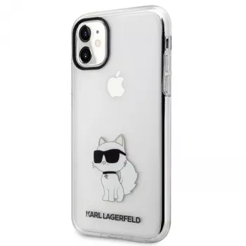 Karl Lagerfeld Ikonik Choupette Hard Case, skirta Apple iPhone 11 / XR 6,1 inch permatoma