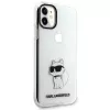 Karl Lagerfeld Ikonik Choupette Hard Case, skirta Apple iPhone 11 / XR 6,1 inch permatoma
