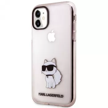 Karl Lagerfeld Ikonik Choupette Hard Case for iPhone 11 / XR 6,1 inch - Pink