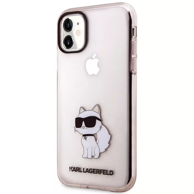 Karl Lagerfeld Ikonik Choupette Hard Case for iPhone 11 / XR 6,1 inch - Pink
