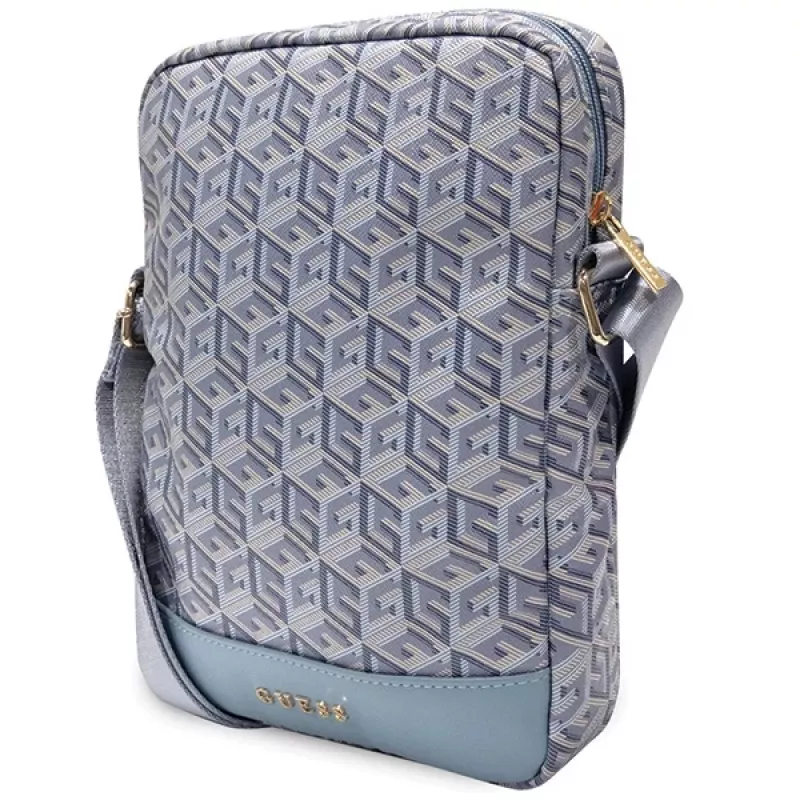 Guess GUTB10HGCFSEB GCube Stripe Tablet Bag 10 inch Blue