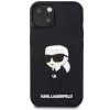 Karl Lagerfeld KLHCP14M3DRKINK Hardcase Rubber Ikonik 3D, skirta iPhone 14 Plus / 15 Plus 6.7, juoda