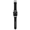 Karl Lagerfeld 3D Rubber Karl Head Watch Strap, Apple Watch 42/44/45/49mm, juoda