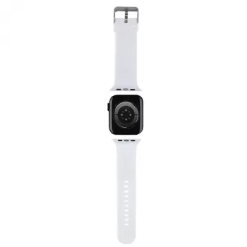 Karl Lagerfeld 3D Rubber Karl Head Apple Watch Strap 42/44/45/49mm White