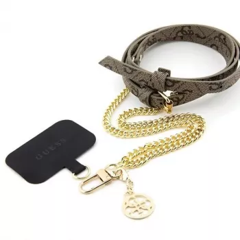 Guess GUOUC4MG4EW Universal Crossbody Strap Brown 4G Chain