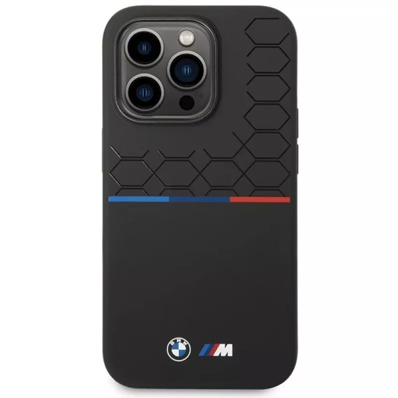BMW M Collection Silicone Case for Apple iPhone 15 Pro Max 6,7 inch Black Pattern