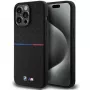 BMW M Silicone Pattern MagSafe Hard Case, iPhone 15 Pro Max 6,7 inch, juoda