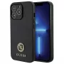Guess GUHCP13LPS4DGPK Dėklas Apple iPhone 13 Pro 6,1 inch Juodas Strass Metal Logo