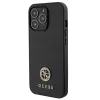 Guess GUHCP13LPS4DGPK Dėklas Apple iPhone 13 Pro 6,1 inch Juodas Strass Metal Logo