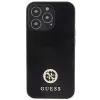 Guess GUHCP13LPS4DGPK Dėklas Apple iPhone 13 Pro 6,1 inch Juodas Strass Metal Logo