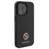 Guess GUHCP13LPS4DGPK Dėklas Apple iPhone 13 Pro 6,1 inch Juodas Strass Metal Logo
