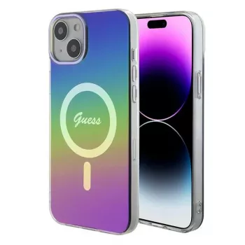 Guess IML Iridescent MagSafe Dėklas, skirtas iPhone 15 (Iridescent)