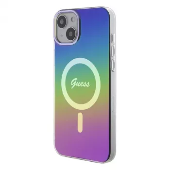 Guess IML Iridescent MagSafe Dėklas, skirtas iPhone 15 (Iridescent)