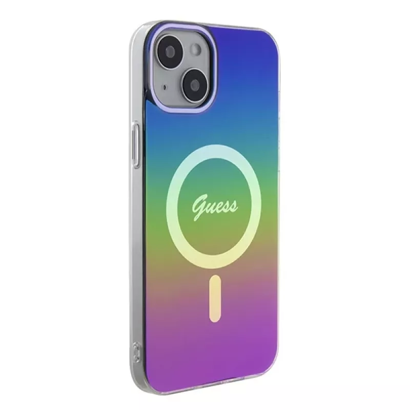 Guess IML Iridescent MagSafe Dėklas, skirtas iPhone 15 (Iridescent)