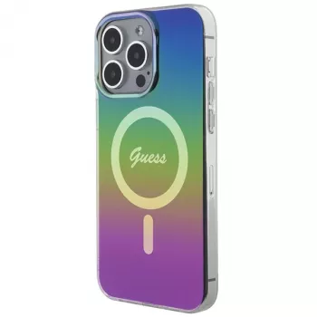 Guess IML Iridescent MagSafe Dėklas, skirtas iPhone 15 Pro Max (Spalvotas)