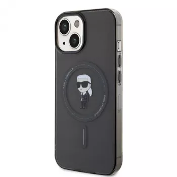 Karl Lagerfeld Ikonik Hardcase MagSafe, skirta iPhone 13/14/15 6,1 inch juoda