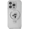 Karl Lagerfeld KLHMP13LHMRSKCH iPhone 13 Pro / 13 6,1 inch White Hardcase Ring Stand Karl & Choupette MagSafe