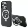 Karl Lagerfeld KLHMP15LHMRSKCK Hardcase Ring Stand MagSafe, skirta iPhone 15 Pro 6.1, juoda