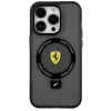 Ferrari FEHMP15MUSCAK iPhone 15 Plus / 14 Plus 6,7 inch Transparent Smoky Hardcase su Ring Stand, MagSafe, 2023 Collection