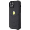 Ferrari FEHCP15MRDUK iPhone 15 Plus / 14 Plus 6,7 inch Black Hardcase Quilted Metal Logo